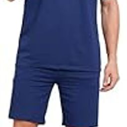 Men's Cordset T-Shirt and Shorts Set | Casual Lounge Wear, Comfortable Cotton T-Shirt & Shorts Combo for Summer | Trendy Athleisure Set for Men | Perfect for Home & Outdoor Wear-picture-17