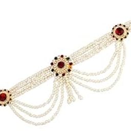 Plus’s Latest studded beads and striking red green stone kamarpata (waist belt) festive Ganapati jewellery.-image-70