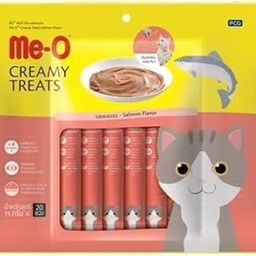 Me-0 Creamy Stick Treats for Cat and Kitten of All Life Stages, 300G (Salmon), 1 Count-10
