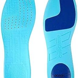 Oupower Soccer Shoes Insoles Shock Absorption Arch Supports Anti-Slip Breathable Soccer Cleats Insoles for Men Women and Kids, Blue, US7.5-8-image-1
