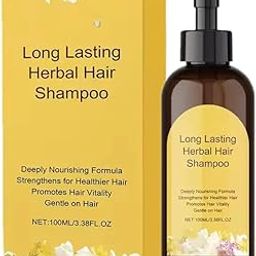 Long Lasting Herbal Hair Shampoo, Deeply Nourishing Formula, 100ml, Strengthens and Promotes Hair Vitality-image-35