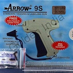 9S Arrow Tag Gun, 75 mm 1000 White TagPin Barbs, 1 Needle Cloth Label Attacher-picture-30