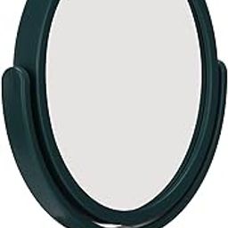HomeAra Beauty Mirror Cartoon Makeup Mirror Stand Up Mirror Round Makeup Mirror Standing Makeup Mirror Cute Bathroom Vanity Mirrors Small Princess Mirror Plastic (1 Pcs, Green, Rabbit Ear)-25
