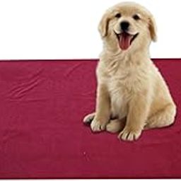 The Pets Company Waterproof Resuable Pee Pads for Puppies & Dogs | Washable, Leakproof, Quick-Dry, Non Slip Toilet Training Dry Sheet for All Pets | Medium 100 cm x 70 cm, Maroon-picture-30