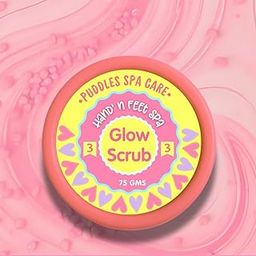 Puddles Spa Glow Scrub Manicure & Pedicure for Kids | Jojoba & Pineapple – Step 3 of Mani-Pedi Routine | Skin-Friendly & Paraben-Free | For Kids Aged 2+ | Exfoliates & Brightens Hands & Feet – 75g-image-51