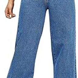 Jeans for Women || High Waist Jeans for Women || Baggy Jeans for Women || Wide Leg Jeans for Women || Straight Fit Jeans for Women High Waist || Jeans for Women Stretchable (B0DGHP4MVY)-image-84