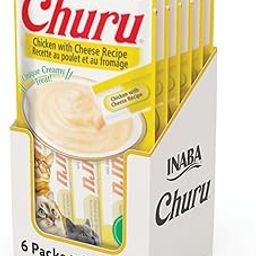 INABA Churu Chicken with Cheese Recipe Lickable Creamy Purée Cat Treats 24 Tubes-picture-20