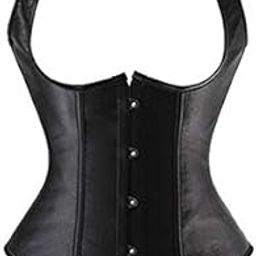 1Pc Corset Bustier Top-Steampunk Waist-Cincher Women Femme Size: X-Large; Material: Spandex-image-43