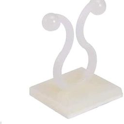 100 Pcs Plant Climbing Wall Fixture Clips, Adhesive Backed Twist Clips: White-image-44