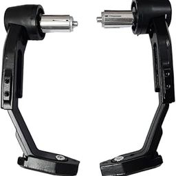 AUTOPOWERZ Universal Bike Lever Protector Guard 7/8" 22mm Brake & Clutch Levers Protector Guard ((Black), Aluminum;Plastic;Acrylonitrile Butadiene Styrene (ABS)-25