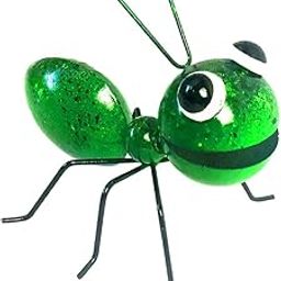 Metal Ant Garden Yard Wall Hanging Decoration Tree Patio Wall Sculpture Art Green-image-6