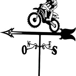 Weather Vane Wind Vane Wind Direction Indicator for Roof Outdoor Decor Mountain Bike-image-49