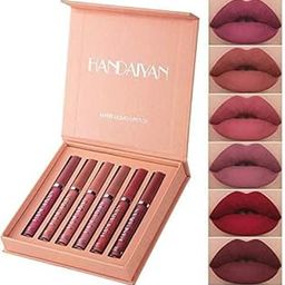 TWIREY Liquid Lipstick Set - 6pcs Liquid Matte Nude Lipsticks for Waterproof Makeup Kit Mini Lipstick Palette Non-Stick Liquid Lipstick Combo Pack1-image-8