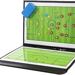 Pure Vie 20.86'' x 12.20'' Coaches Tactical Board, Portable Professional Football/Soccer Coaching Strategy Clipboard Training Assistant Equipment with Write Wipe 2-in-1 Pen and Dry Eraser-picture-24