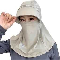 UPF50+ Sun Protection Face Mask Cap | Full Coverage Face & Neck Guard-image-23