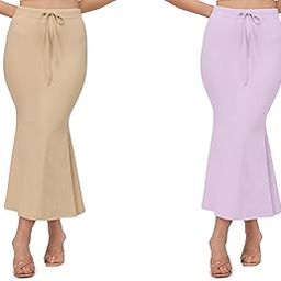 Stretchable Saree Shapewear Petticoat for Women, Cotton Blended,Petticoat,Skirts for Women,Shape Wear Dress (Pack of 2)-image-91
