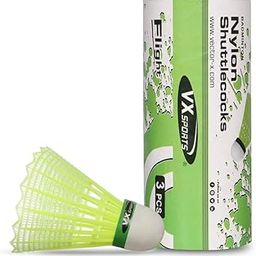 Vector X Flight Nylon Shuttle Cock, Green-14