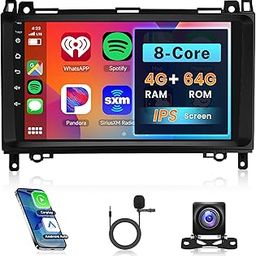 8Core 4G 64G Radio for Mercedes Benz W906 Sprinter W169 W245 W639 Vito Viano, Rimoody Car Stereo Carplay Android Auto 9'' Touchscreen GPS 4G WiFi BT/FM DSP-36 Mirror Link 59-UI Themes Backup Camera-10