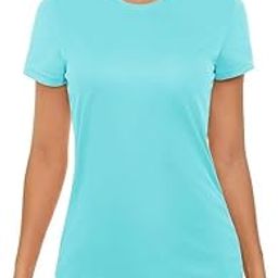 Women's Short Sleeves T-Shirt-UPF50+ Sun Protection Quick Dry T-Shirt for Swimming, Hiking Atheltic Workout Rash Guard Tops-image-6