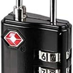 Inditradition TSA Approved Luggage Lock, 3 Digit Lock Combination, Metal, Black-picture-11