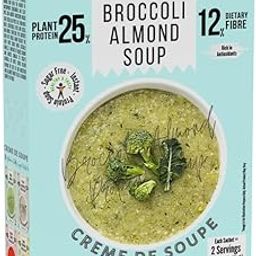 Nutrisnacksbox Broccoli Almond Soup and Oats Cranberry Cookies | Healthy Soup with Protein & Fibers and Crunchy Cookies (Combo Pack of 6)-image-1