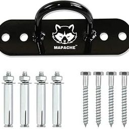 MAPACHE Battle Rope Clamp for Effective Strength Exercises, Wall/Ceiling Mount Anchor Hooks, Battle Rope Anchor Hooks, Home Gym Strength Training Equipments-image-21