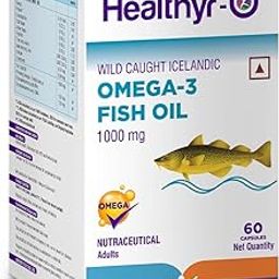 Healthyr-U Icelandic Omega-3 Fish Oil | 1000 mg Omega 3 Fish Oil for Men & Women with EPA & DHA | Supports Heart, Brain, Eye & Joint Health |(60 Capsules), 100 grams-12
