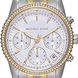 Analog White Dial Women's Watch-MK7532-0
