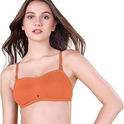 Women's Honey Cotton Hosiery Demi Cup Wire Free Non Padded Bra | C Cup | Size - 32C/34C/36C/38C-picture-25