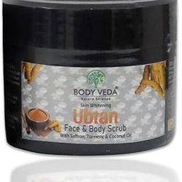 BODY VEDA Ubtan Face and Body Scrub for Glowing, Rejuvenated Skin | Reducing Dark Spots | Exfoliate Dead Skin Cells – 450 GM-image-54