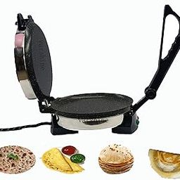 2 in 1 Multi Maker Multipurpose Roti Maker, for Roti/Parathas/Omelette/Theplas/Khakhra/Dosa, Stainless Steel Roti Maker Electric Automatic/Chapati Maker Non Stick ||dr-08-image-1