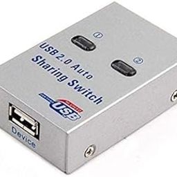 MT-VIKI USB 2.0 Sharing Switch 2 Ports Auto Printer Sharing Switch Hub Box High Speed Sharing Switcher Auto Printer Scanner External for Printer Scanner PC Computer Peripherals-picture-21