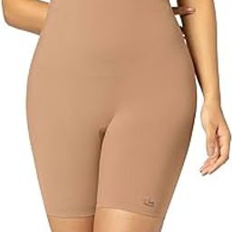 Women high Compression high Rise Refine Thigh Slimmer (Nude, XL)-image-30