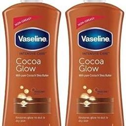 Vaseline COCOA GLOW SHEA BUTTER BODY LOTION 400 ML X 2 (800 ml)-4