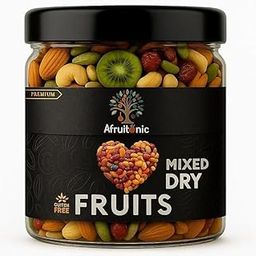 Afruitonic A Healthy Choice Mixed Dry Fruits Pack – | Nutritious Snack with Almonds, Cashews, Raisins & Cranberries | Resealable Pack for Freshness (100g, mix dry fruit)-image-48