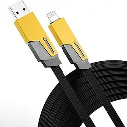 JR TECH INC 4-in-1 Fast Charging & Data Transfer Cable | 65W Super Durable Braided Metal Alloy Cable | Multiport USB-C Charger | Tangle-Free, Travel Friendly, Compatible with All Devices-78