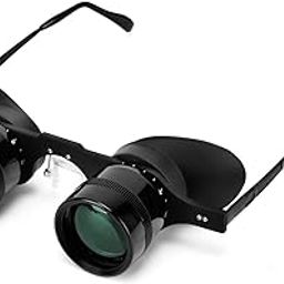 Professional Hands-Free Binocular Glasses for Fishing, Bird Watching, Sports, Concerts, Theater, Opera, TV, Sight Seeing, Hands-Free Opera Glasses for Adults Kids (Green Film Optics)-Upgraded-30