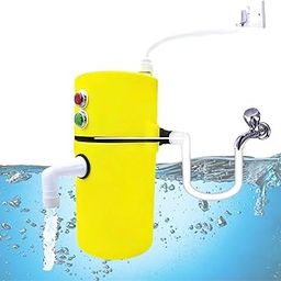 DRUMSTONE ( Winters Special 17 Years Warranty ) Portable Instant Water Geyser with Auto-Cut & Copper Heating | Energy-Saving, Shockproof & Compact Design for Home, Kitchen & Office Use-Multicolor-picture-4