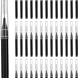40PCS Interdental Brush For Teeth, Interdental Brush Head Oral Dental Hygiene Dental Floss Flosser For Teeth Tooth Cleaning Tool, Black - Manual, Adult-29