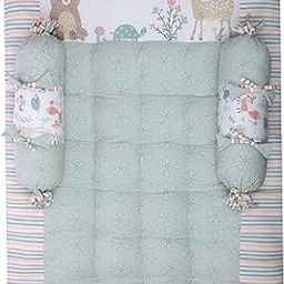 abracadabra Cotton Bedding Set (3 Pieces, 88 cm X 60 cm, Bambi & Friends, Sage Green)-picture-23