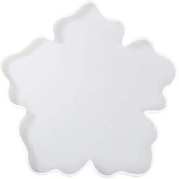 R H LIFESTYLE Resin Large Silicone Irregular Tray Mould for DIY Handmade Plate (Flower Tray Mould Big, 14 INCH)-image-50
