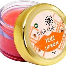 KARMIC Peach Lip Balm for Dry, Damaged and Chapped Lips | 24 Hrs moisturizing Enriched with Shea Butter for Soft & Bright Lips Balm for Women & Men -10g (Pack of 2)-image-27