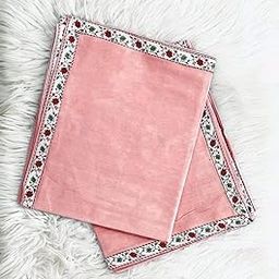 BAJO'S Set of 2 Single Bed Summer Dohars – 300 GSM Lightweight AC Blanket with Ethnic Motifs – Soft Cotton Reversible Quilt for Everyday Use & Guest Beds-image-36