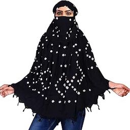 Cotton Long Scarf Cum Mask Scarves Usable for Vehicle Driver | White Printed Design | Universal Size | For Girl & Women | Sun Protection Light Weight-image-18