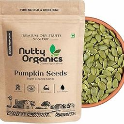 NUTTY ORGANICS Natural Pumpkin Seeds 200GM | Raw Pumpkin Seeds for Eating- Immunity Booster and Protein Rich Seeds | Healthy Diet Snacks | Weight Management-image-15