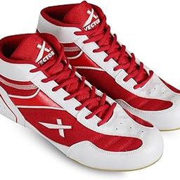 Razor-2.0 Kabaddi Shoes for Mens, Boys & Girls/Sports and Athletic Footwear with Synthetic Leather with Breathable Mesh Upper/Crepe Rubber Sole (Red-White)-image-9