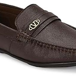 Men's Genuine Leather | Real Leather | Embossed | Comfortable Memory Foam Footpad | Soft | Driving |Casual | Flexible | Official | Loafer Shoes for Men PMP-image-15