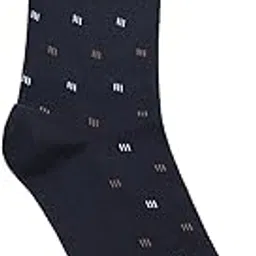 arrow Mens Geometric Navy Socks-picture-0