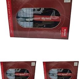 Raymonds Makers Men's Poly Cotton Unstitched Fabric for Shirt and Trouser Combo (Multicolor, Free Size) - Pack of 3-picture-24