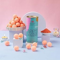 THE BODY BUCKET Orange Mini Bath Bomb - Pack of 15 | Natural And Handcrafted With Aromatic Fragrance | For Fizzes Spa & Pedicure|Perfect Bath Gift Set for Kids, Men & Women | 150 Grams-image-75